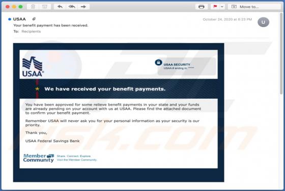 USAA Email Scam