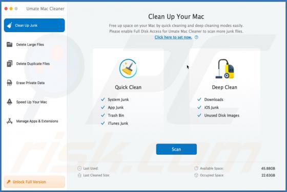 Umate Mac Cleaner Unwanted Application (Mac)