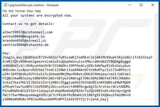 Hard2decrypt Ransomware