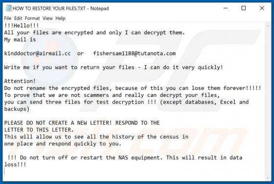 Thcuhswza Ransomware