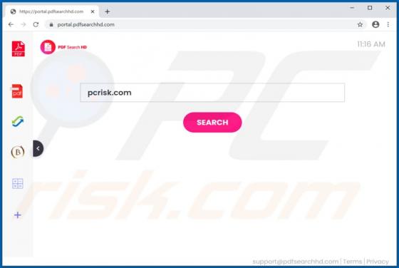 PDFSearchHD Browser Hijacker