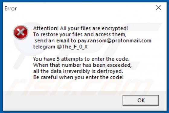 F0x Ransomware