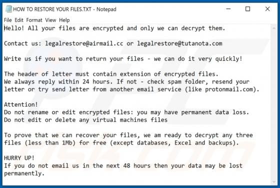 Gcahvv Ransomware