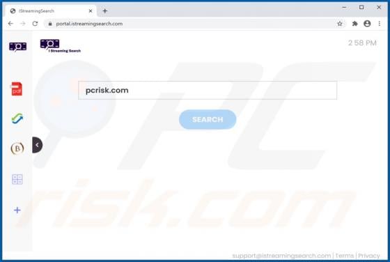 IStreamingSearch Browser Hijacker