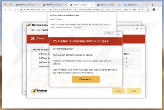 Mac OS Alert POP-UP Scam (Mac)