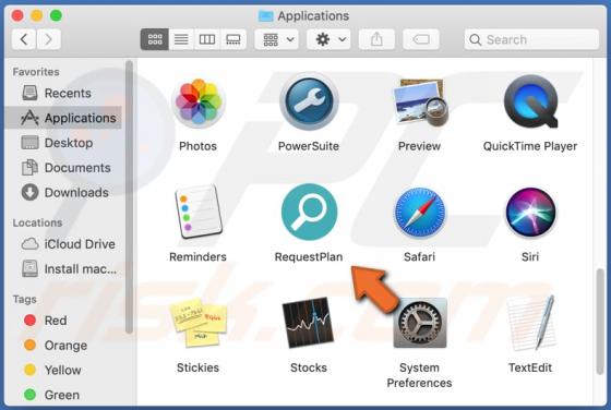 RequestPlan Adware (Mac)