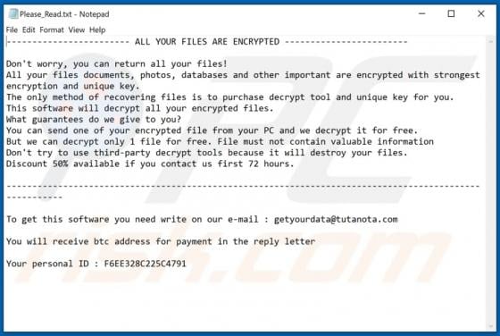 Lola Ransomware