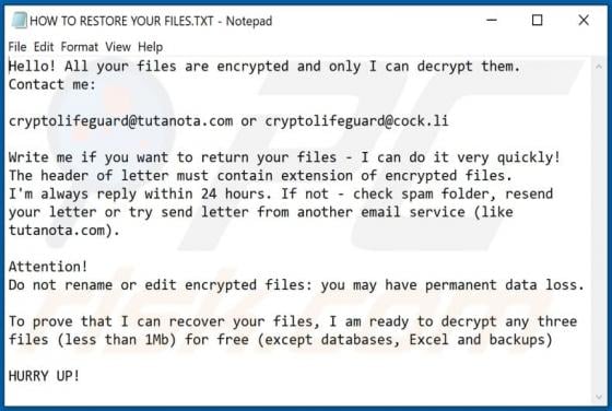 Dulgtv Ransomware