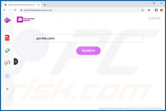 FreeStreamSearch Browser Hijacker