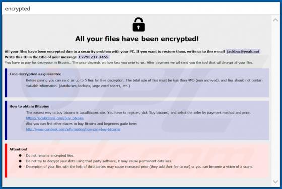 .google (Phobos) Ransomware