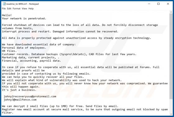 Sfile Ransomware