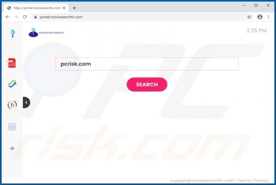 MovieSearchTV Browser Hijacker
