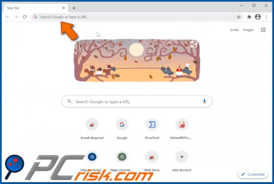 Emojis Toolbar Browser Hijacker