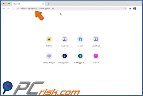 Flip-search.com Redirect (Mac)