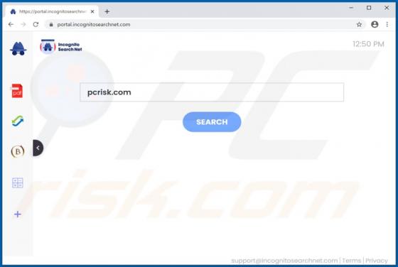 IncognitoSearchNet Browser Hijacker