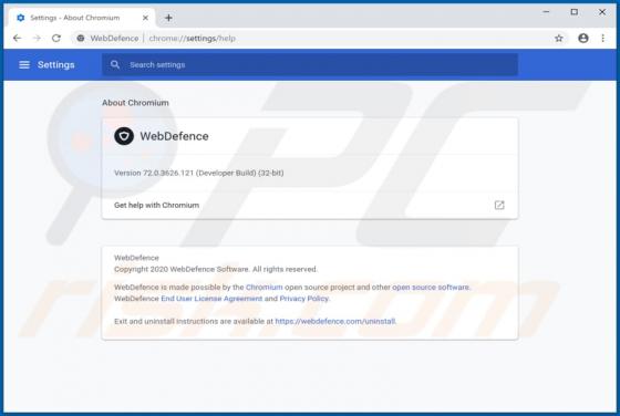 WebDefence Adware