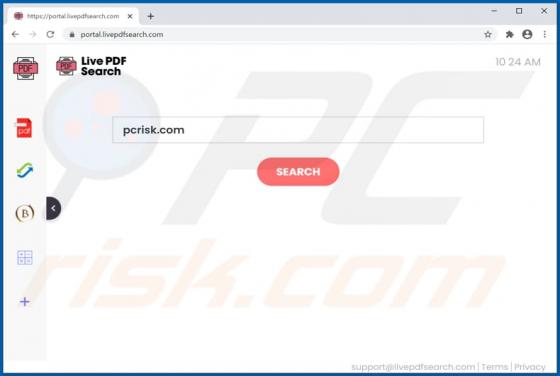 LivePDFSearch Browser Hijacker