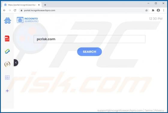 IncognitoSearchPro Browser Hijacker