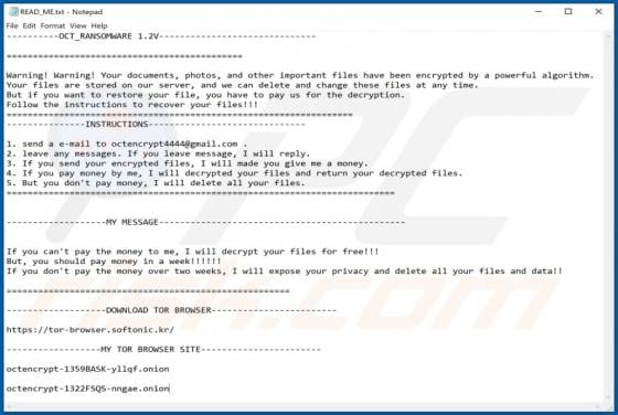 Oct Ransomware