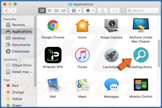 LeadingLibrary Adware (Mac)