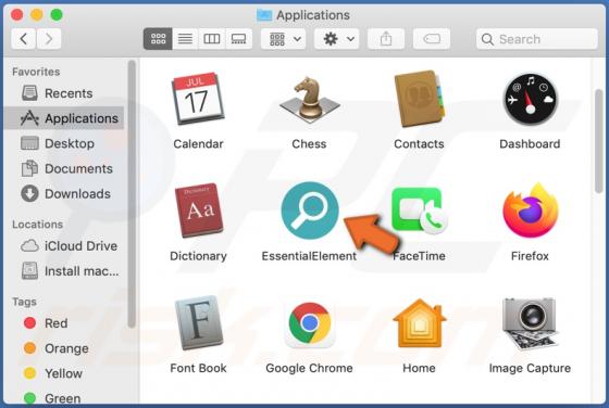 EssentialElement Adware (Mac)