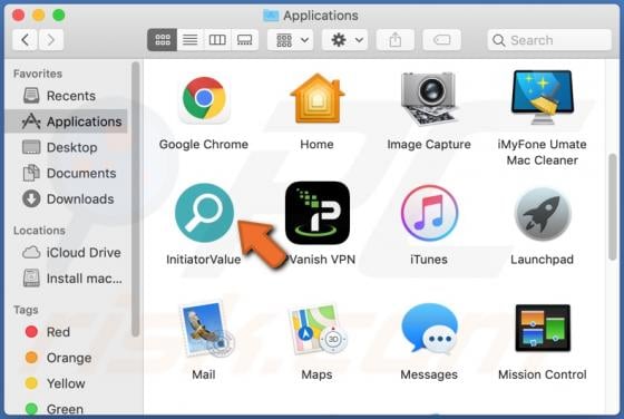 InitiatorValue Adware (Mac)