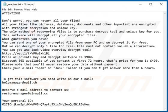 Booa Ransomware