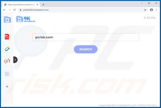 4KMovieSearch Browser Hijacker