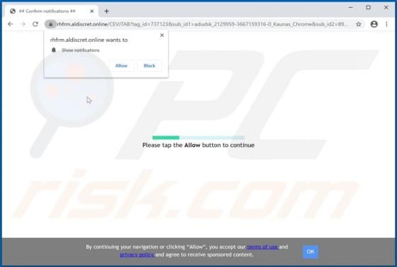 Aldiscret.online Ads