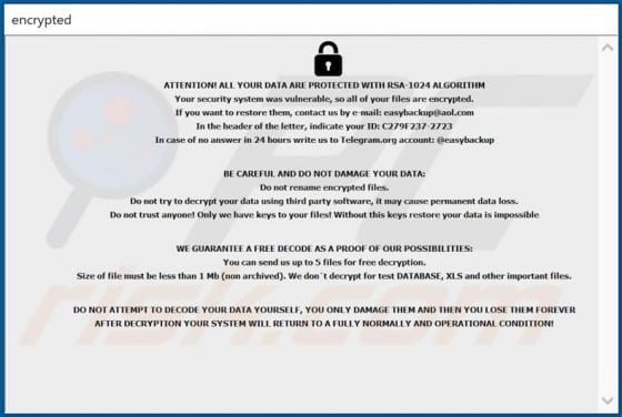 Easy Ransomware
