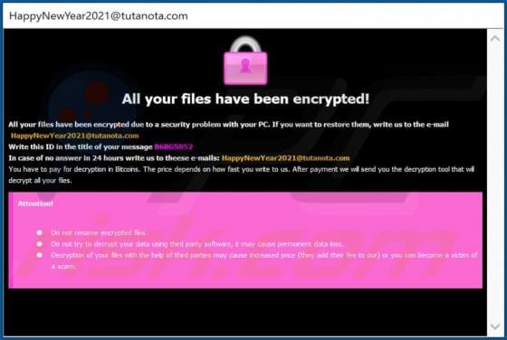 Ufo Ransomware
