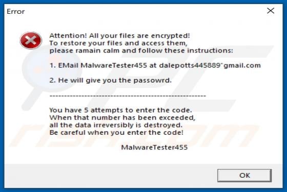 LOCKED (Xorist) Ransomware