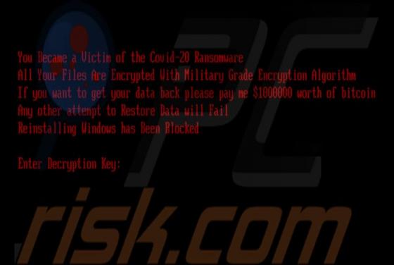 Covid-20 Ransomware