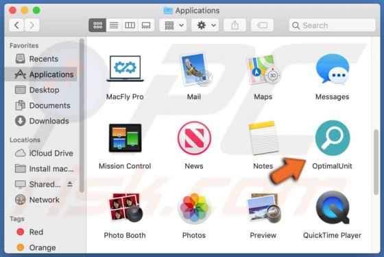 OptimalUnit Adware (Mac)