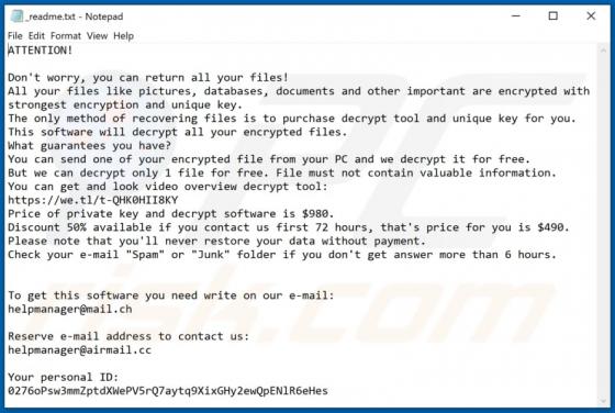 Wbxd Ransomware