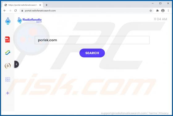 RadioFanaticSearch Browser Hijacker