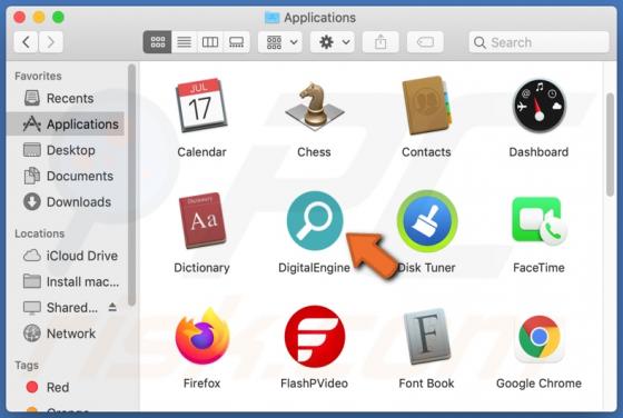 DigitalEngine Adware (Mac)