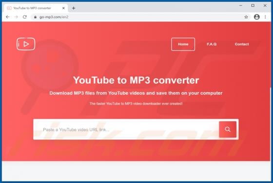 Go-mp3.com Suspicious Website