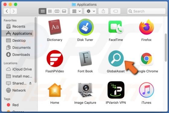 GlobalAsset Adware (Mac)