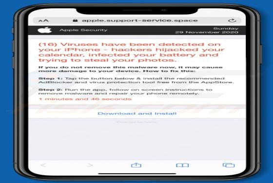 Support-service.space POP-UP Scam (Mac)