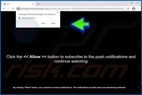 Freshnewmessage.com Ads