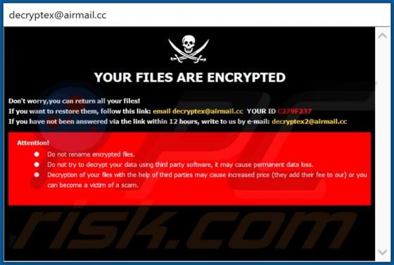 Dexx Ransomware
