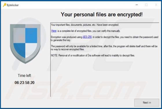 ByteLocker Ransomware