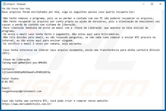 Resgateseup Ransomware