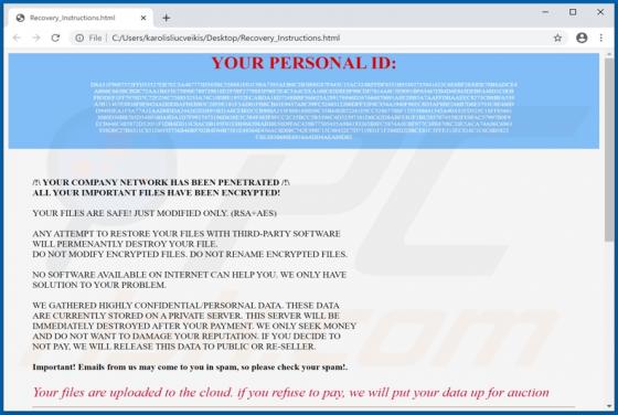 Divsouth Ransomware