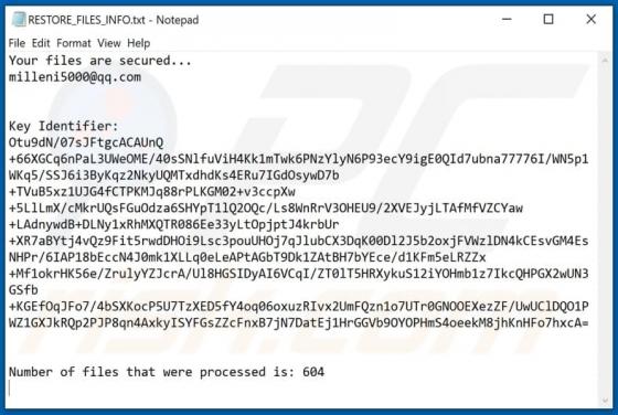 Milleni5000 Ransomware