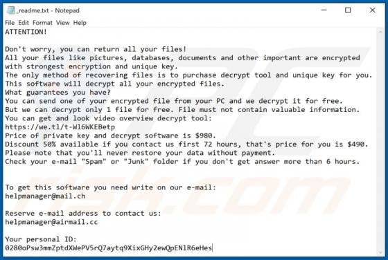 Plam Ransomware