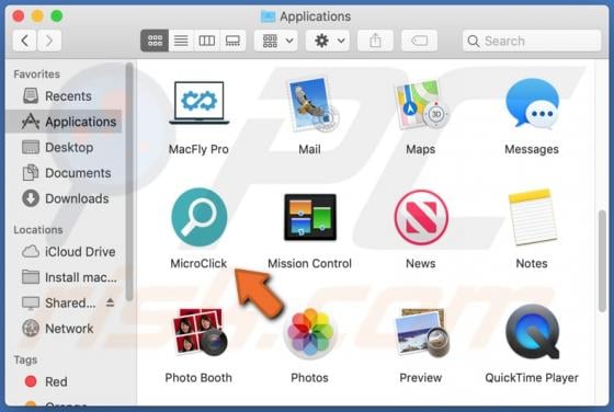 MicroClick Adware (Mac)