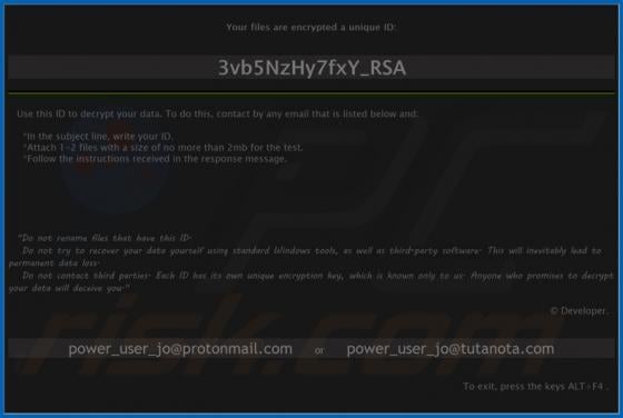 Power_user_jo Ransomware