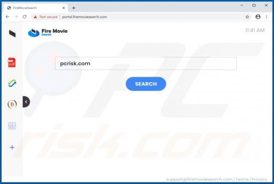 FireMovieSearch Browser Hijacker